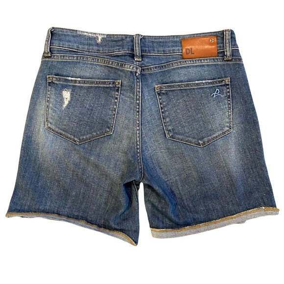 DL1961 Karlie Boyfriend Shorts 25 - Picture 4 of 10